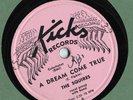 Squires Kicks label R&B vocal group E+ 78 A Dream Come True b/w Lucy Lou