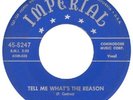 WALKER,T BONE IMPERIAL 5247 TELL ME WHAT'S THE REASON VG/VG+ $125.00