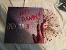 EVERY TIME I DIE HOT DAMN CLEAR WITH BLACK RED SILVER SPLATTER OOP RARE