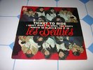 LES BEATLES RARE FRENCH EP 1965 TICKET TO RIDE ODEON AVEC LANGUETTE