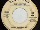 THE BOBBETTES, HAPPY GO LUCKY ME/IT'S ALL OVER, ON RCA VICTOR 8983 SOUL STOMPER