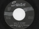 ROCKIN INSTRUMENTAL/GARAGE-LINK WRAY & THE RAYMEN-SWAN 4261-ACE OF SPADES/HIDDEN