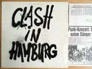 THE CLASH . in hamburg LP + NEWSPAPER rare 80s Press * Joe Strummer KBD Punk RAR