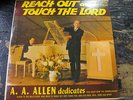AA ALLEN Touch The Lord LP MIRACLE REVIVAL strange gospel 60's red vinyl