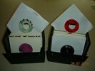 2 X RETRO CARRY CASES CONTAINING 100+ NORTHERN SOUL 7
