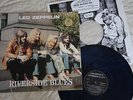 LED ZEPPELIN - RIVERSIDE BLUES LP 1989  RARE BLUE MARBLED TRANSLUCENT VINYL EX+