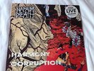 NAPALM DEATH Harmony Corruption + LIVE LP , 1990 ORIGINAL Vinyl, RAR