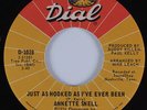 70s Soul 45 ANNETTE SNELL Just As Hooked as I've Ever Been DIAL HEAR NM