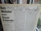   BEN WEBSTER MEETS PETERSON   SIGNED   HMV   1960   SUPERB  