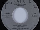 Modern Soul Boogie Funk 45 UNITED VOICE PLAYERS Disco 5000 UNITED VOICE HEAR