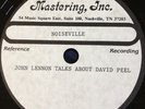 John Lennon ACETATE Talks About David Peel Interview Beatles Yoko Ono RARE