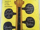 Szigeti &  Walter  Beethoven Violin Concerto Columbia Blue ML 4012 NM