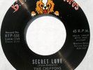 hear: CHIFFONS on B.T. Puppy M- soul 45 Secret Love/Strange Feeling