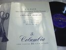 LP 33CX 1287    JOHANNA MARTZY  BACH  Unaccompanied Violin Sonatas  Vol. 2