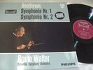 LP Philips HI-FI STEREO   BEETHOVEN  Symphonie Nr. 1 / 2   BRUNO WALTER  NM
