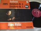 LP Philips HI-FI STEREO   BEETHOVEN  Symphonie Nr. 4 / 5   BRUNO WALTER  NM