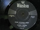 HEAR - Rare Rockabilly RE- DARRELL RHODES -Four OClock Baby- WINSTON 45 Stroller