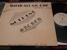 DAVID ALLEN COE-Nothing Sacred RARE PRIVATE LP-outlaw/rebel country-adults only