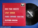SXL 2173 LP ED1 WBG 1960 GRIEG PIANO CONCERTO SCHERZO - FRANCK VARIATIONS CURZON