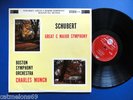 SB 2085 ED1 GROOVED 1959 SCHUBERT GREAT C MAJOR SYMPHONY BOSTON SO CHARLES MUNCH