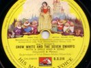 WALT DISNEY SNOW WHITE AND THE SEVEN DWARFS 3 X 78RPM COMPLETE SET - NEAR MINT