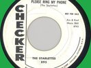 STARLETTES Please Ring My Phone / Jungle Love 45rpm Checker 1958 WLP