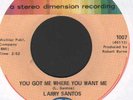 NORTHERN SOUL  LARRY SANTOS   