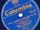 LYDA ROBERTI JIMMIE GRIER College Rhythm Columbia BLUE WAX 78 rarity