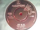 The Beatles Love Me Do R4949 *RAREST* 45 Single Black Parlophone 1963 VG/VG+
