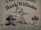 HANK WILLIAMS: I SAW THE LIGHT **RARE CARDBOARD PIC SLEEVE EP   2 RECORD SET**