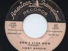 Jimmy Maddin RARE Rockabilly PROMO 45 Don't Stop Now American International HEAR
