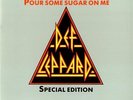 DEF LEPPARD Pour Some Sugar On Me 1987 UK 2-track triangular PICTURE DISC