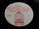 MARTY ROBBINS / EL PASO b/w ELVIS PRESLEY / BLUE SUEDE SHOES---78rpm / ROCK