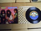 KISS-2 RARE ROCK 45 ITEMS-C'MON AND LOVE ME PROMO & REASON TO LIVE PICTURE SL-PS
