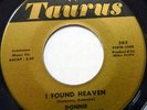 DONNIE & THE DEL CHORDS 45 I Found Heaven TAURUS Doo Wop VG++ #H669