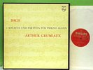 PHILIPS * Solo Violin Sonatas/Partitas * GRUMIAUX * Bach * 3 lp box * NM