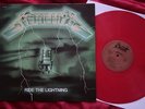 METALLICA - RIDE THE LIGHTNING - LP - RARE GREEN SLEEVE AND PINK VINYL - MINT