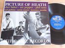 CHET BAKER & ART PEPPER Picture Of Heath US Pacific Jazz Records vinyl LP EX