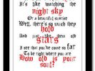 JASON MRAZ - I Won't Give Up - song lyric poster art typography print - 4 sizes