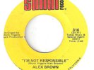 X  NORTHERN SOUL  ALEX BROWN   