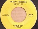 RARE FUNK 45, SOUL DUKES, JELLY FISH, ON HI-WAY #208