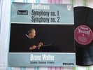 BRUNO WALTER Beethoven: Symp. No 1 & 2 LP Hol. PHILIPS 835 540 AY HIFI STEREO