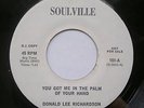 Northern Soul 45rpm   Donald Lee Richardson--You Got Me In The Palm Of Your Hand