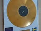SIMPLY RED - ORIGINAL GOLD RECORD LP AWARD SWEDEN FOR 