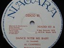 CLASSIC ROOTS Al Campbell Dance With Me Baby UK Niagara 12