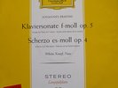 WILHELM KEMPFF / BRAHMS  / DGG SLPM 138 010