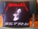 METALLICA METAL UP YOUR ASS RED VINYL