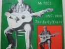 # BLIND WILLIE McTELL - THE EARLY YEARS...YAZOO VG+ BLUES-RARITÄT