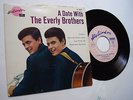 THE EVERLY BROTHERS a Date With GERMAN EP UNIQUE PS 1959  RARE