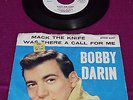 45 RPM MACK THE KNIFE Vinyl BOBBY DARIN NM Great Condition